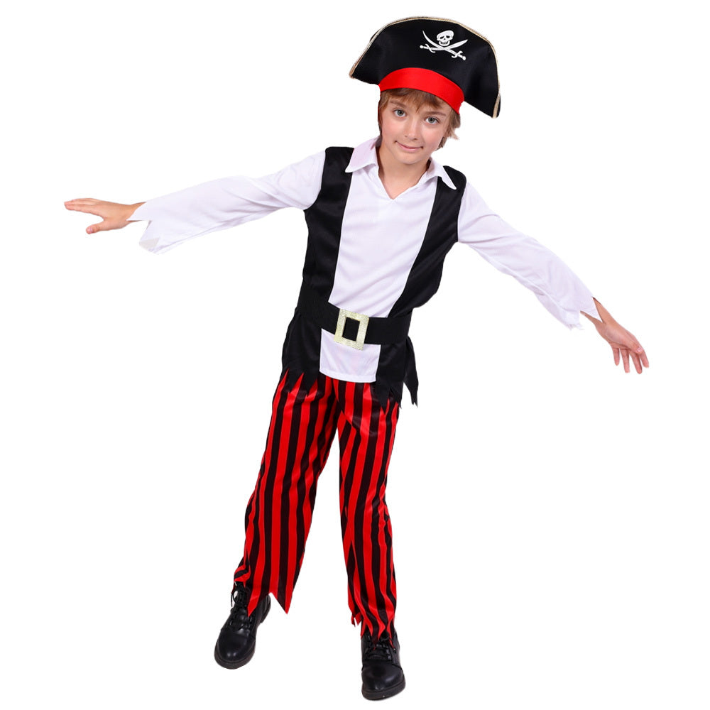 Little Pirate Captain Boys Kids Halloween Costume - MCROONS styled