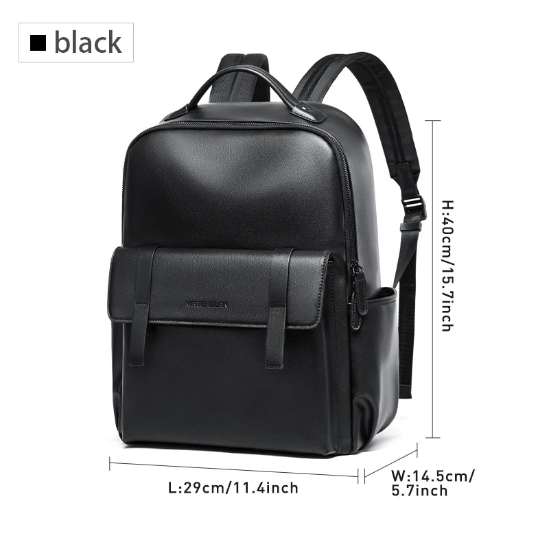 MOYYI Fashion Laptop Backpack for Men Vintage National Business Backpack PVC Travel Outdoor Backpacks Mens School Rucksack