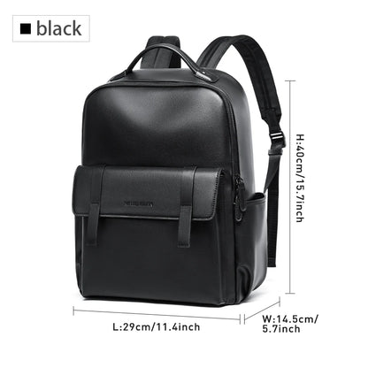 MOYYI Fashion Laptop Backpack for Men Vintage National Business Backpack PVC Travel Outdoor Backpacks Mens School Rucksack