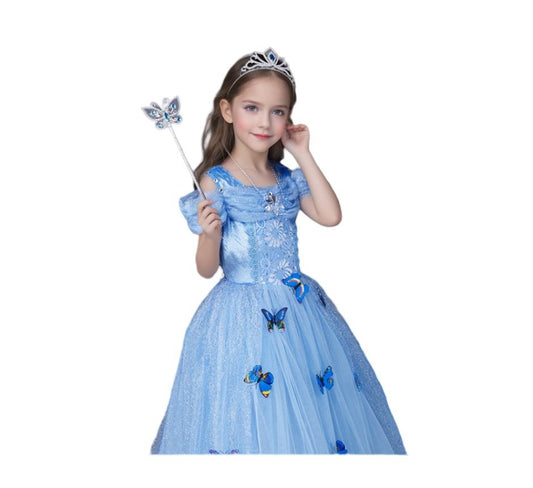 Little Fairy Princess Girls Kids Halloween Costume Dress