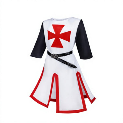 Medieval Templar Knight Halloween Costume - MCROONS