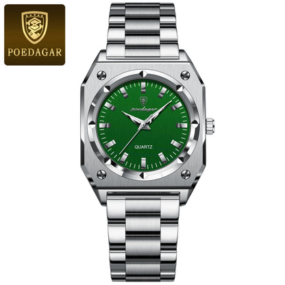 Poedagar 788 Women's Luxury Quartz Watch – Stainless Steel Band, Waterproof, Luminous