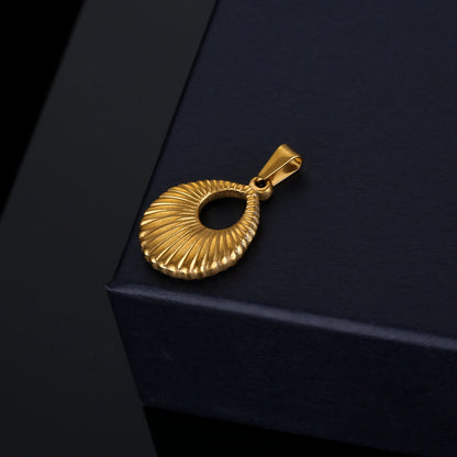 Olivia 18K New Design Trendy Hoop Pendant Vintage Italian Charm for Necklace Stainless Steel Fine Jewelry for Jewelry Making