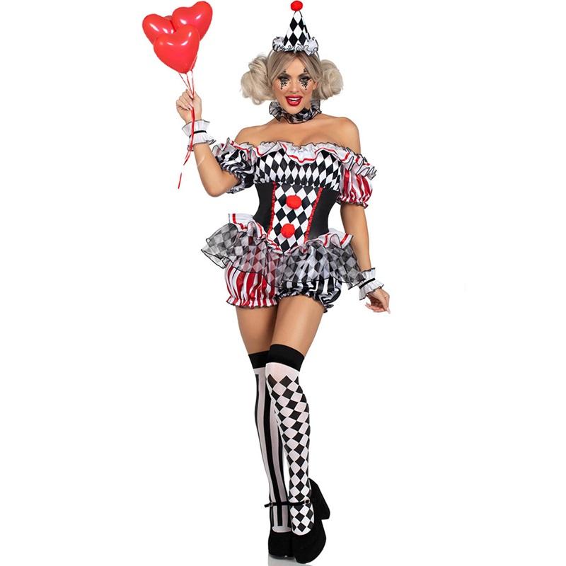 Vampire Clown Queen Costume