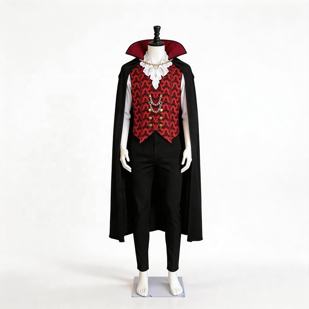 Count Dracula Gothic Vampire Halloween Costume - MCROONS