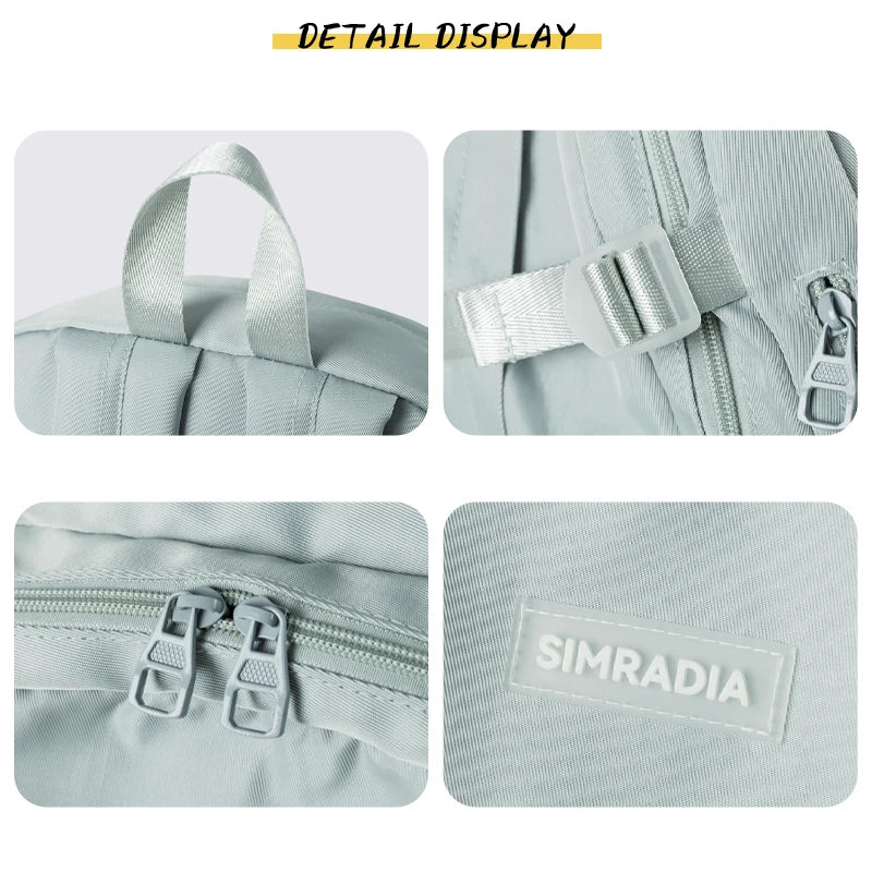 Fashion Customized Students Bags New Style Soft Fabric Backpack Outdoor Daily Unisex College School Bags Backpack Hiking