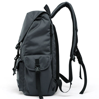 Men Rolltop Laptop Backpack Man Large Capacity Motorcycle Backpack Outdoor Waterproof Rucksack Anti-Theft Travel Backpack