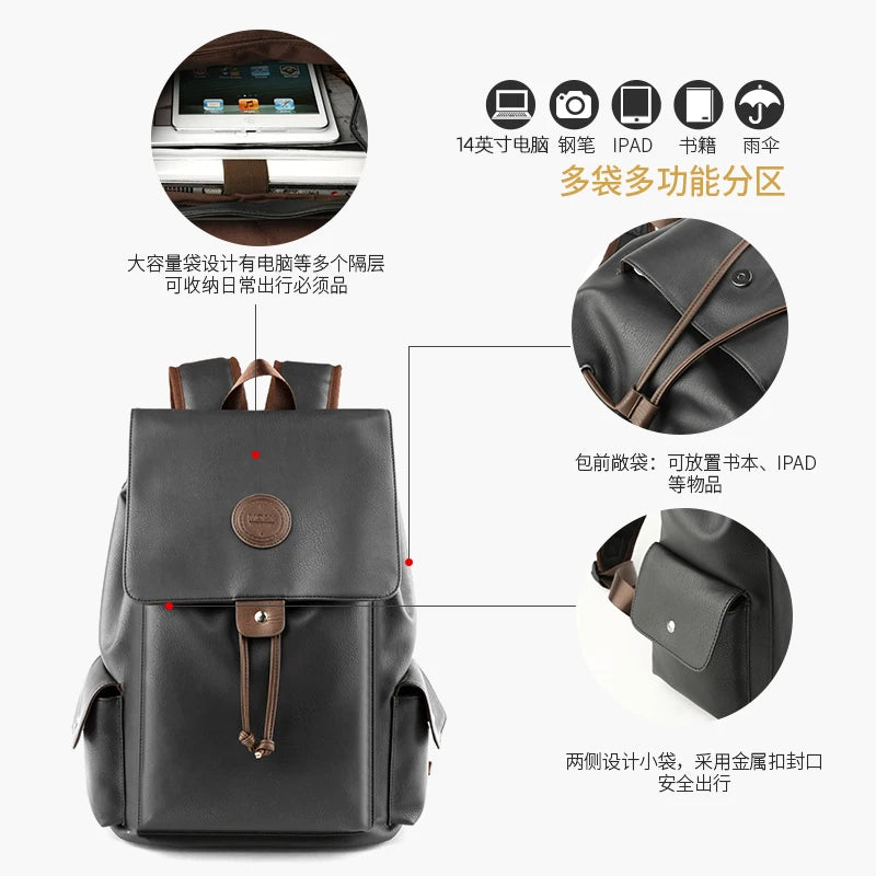 High-Quality Laptop Backpack Waterproof Large-Capacity Fashion Direct Sales Backpack Unisex Oxford Bag for Man