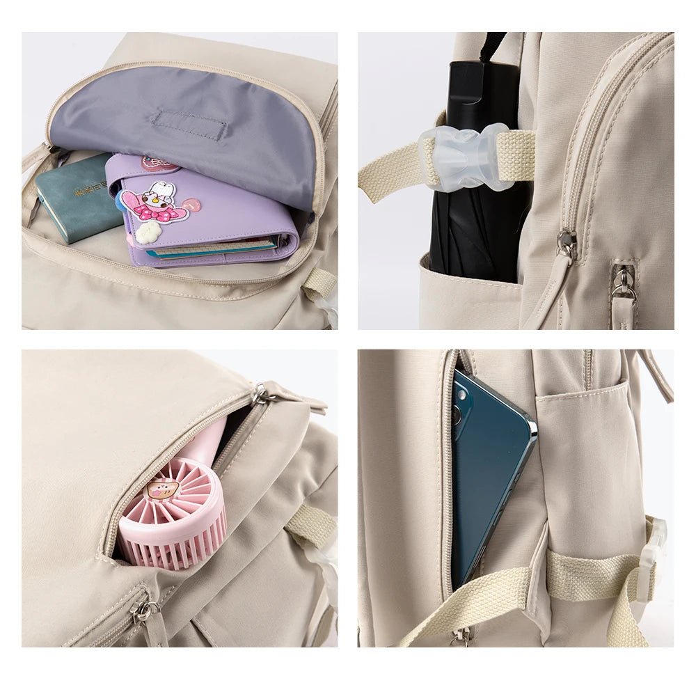 Wholesale Aesthetic Backpack for School College Laptop Backpack for Girls Women Students Casual Travel Backpack