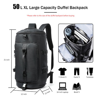 Fashion Duffel Bags 3 In1 Travel Backpack Custom Logo Outdoor Sport Gym Bag Large Travel Bags Backpack for Men