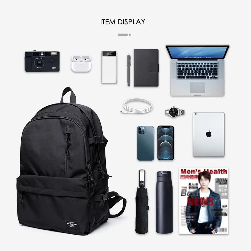 Simradia Outdoor Backpack School Bags for Men Waterproof Laptop Men'S Backpack Bags