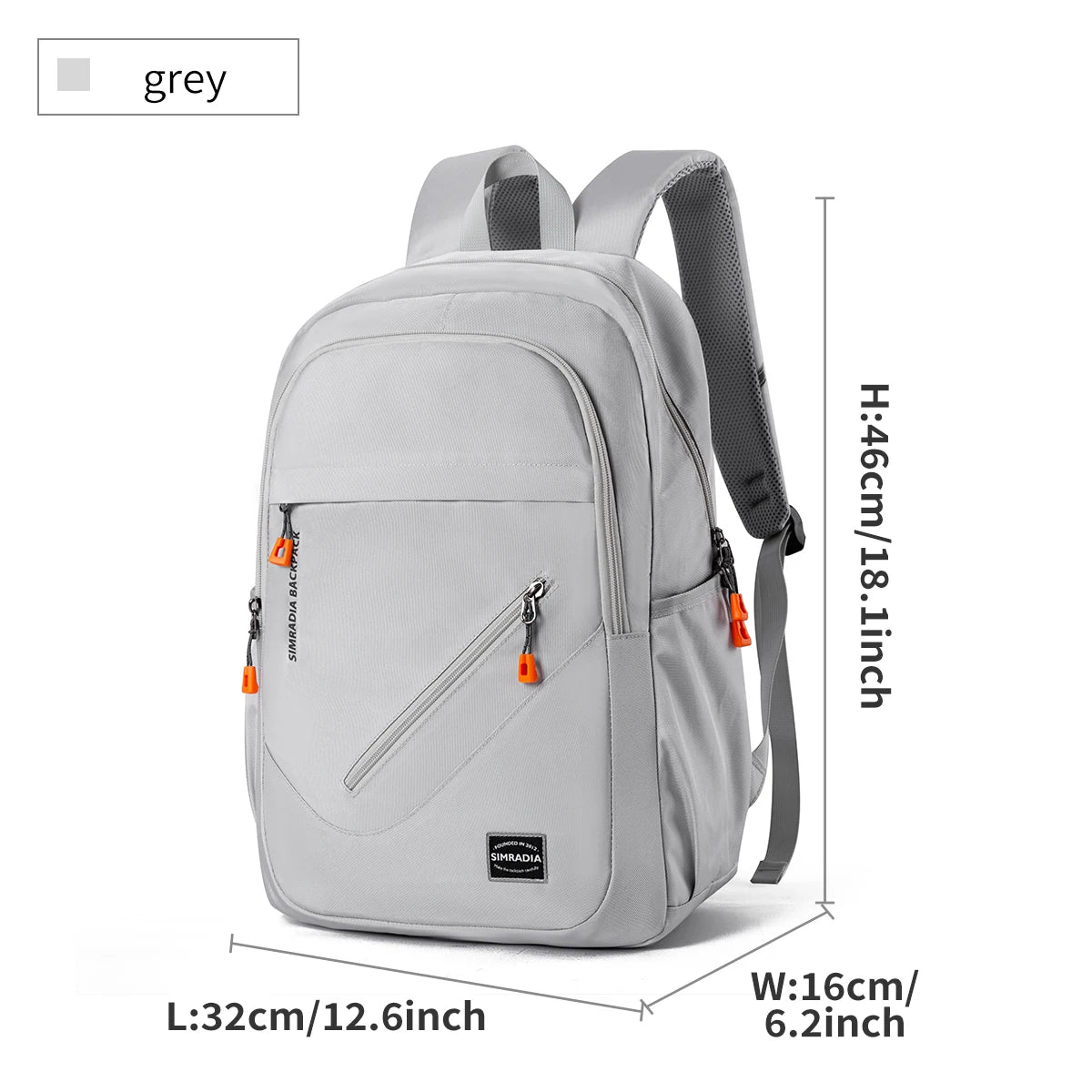 Simradia Smart Men'S Laptop Backpack Mochila anti Theft Backpack for Men Sports Travelling School Waterproof Rucksack Hiking
