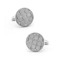 Wholesale Bling Crystal Diamond Cufflinks Custom Men Suit Shirt Fashion Accessory Wedding Tuxedo Trendy Jewelry Cufflinks