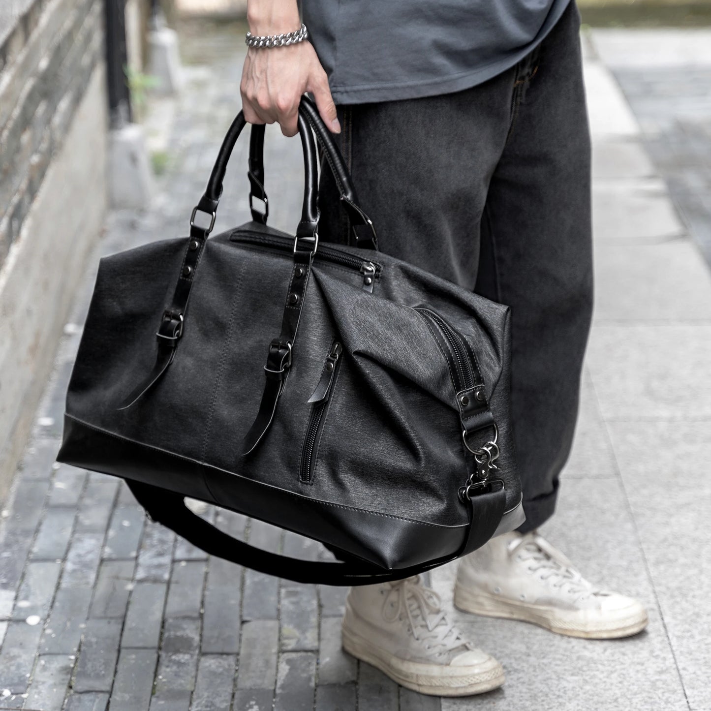 Luxury Large Capacity Travel Bags for Men'S Weekender Duffle Bags