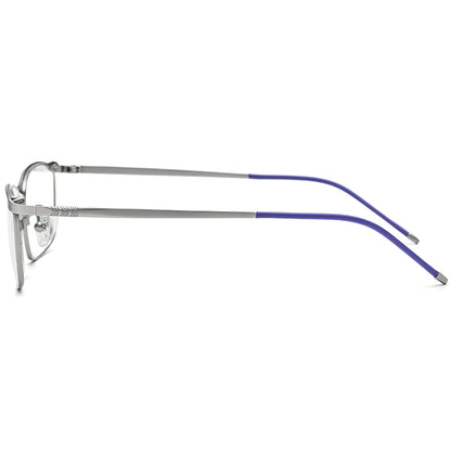 Square Titanium Optical Glasses Frame - MCROONS - back view