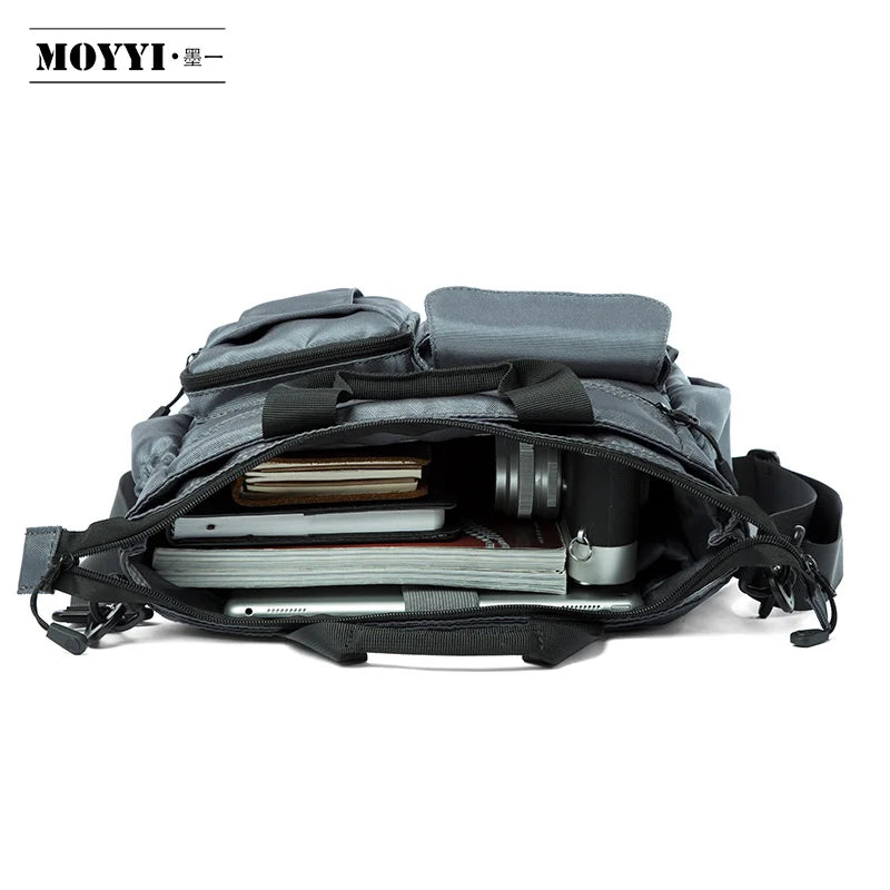 Multi-Functional Crossbody Bags for Men Business Waterproof Briefcase Laptop Messenger Bag
