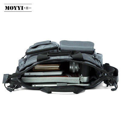 Multi-Functional Crossbody Bags for Men Business Waterproof Briefcase Laptop Messenger Bag