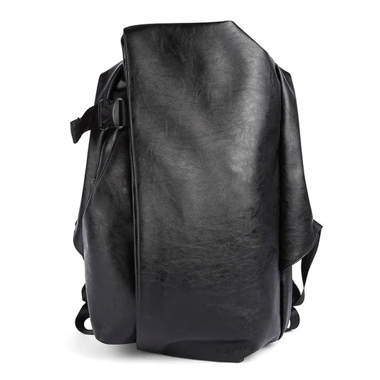 Causal Backpacks Black Waterproof Mochila anti Theft Travel Laptop PU Leather Backpack Bags for Men Business School