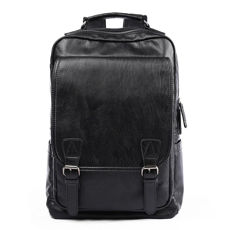 Fashion PU Laptop Backpack Travelling Waterproof PU Leather Laptop Backpack for Men Backpack