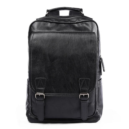 Fashion PU Laptop Backpack Travelling Waterproof PU Leather Laptop Backpack for Men Backpack