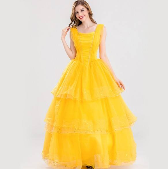 Yellow Ballgown Princess Dress