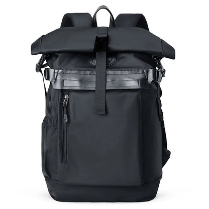 Men'S Backpack Anti-Theft Travel Bag for Men Roll Top Water-Resistant Laptop Rucksack Outdoor Backpack