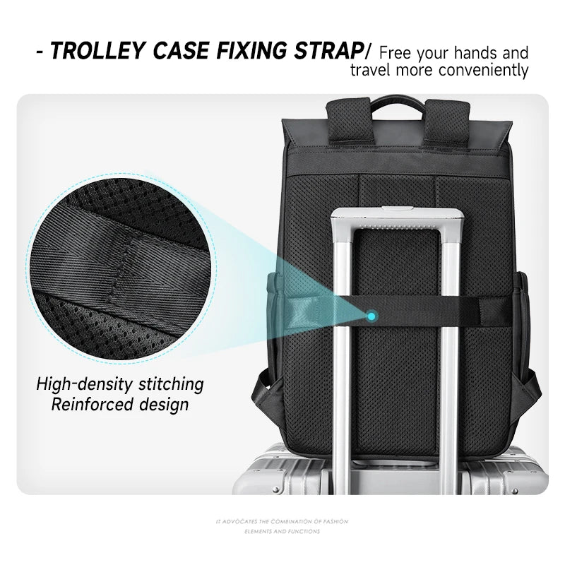 MOYYI Fashion Oxford Men'S Laptop Backpacks Business Waterproof Backpacks for Men Outdoor Travel Backpack School Bag