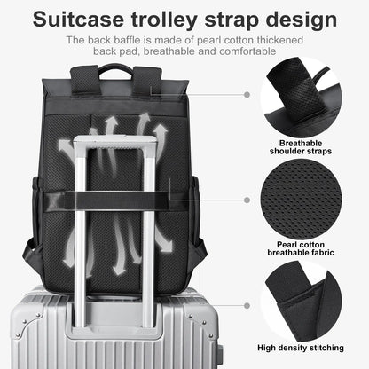 MOYYI Waterpoof Business Backpack Bags for Men Travel Backpack Laptop Backpack Bags
