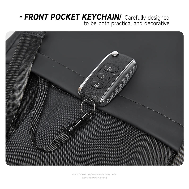 MOYYI Fashion Oxford Men'S Laptop Backpacks Business Waterproof Backpacks for Men Outdoor Travel Backpack School Bag