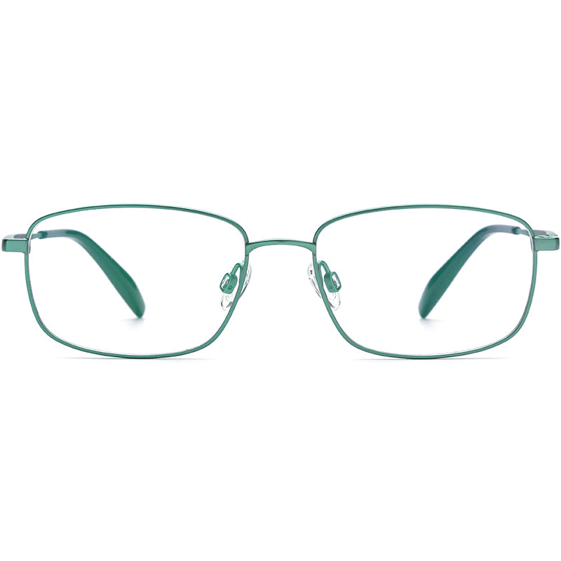 Titanium Square Optical Glasses Frame Classic - MCROONS - front view