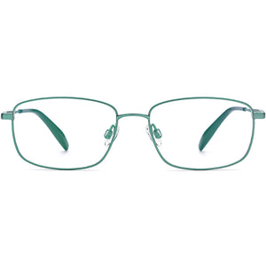 Pure Titanium Square Optical Glasses Frame - MCROONS - front view