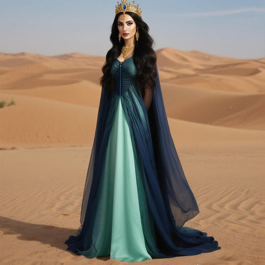 Adult Women Goddess Costume Halloween Queen Dress Royal Princess