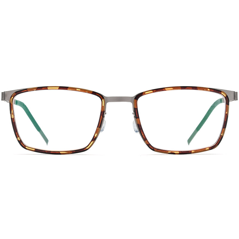 Acetate Square Optical Glasses Frame Vintage - MCROONS - front