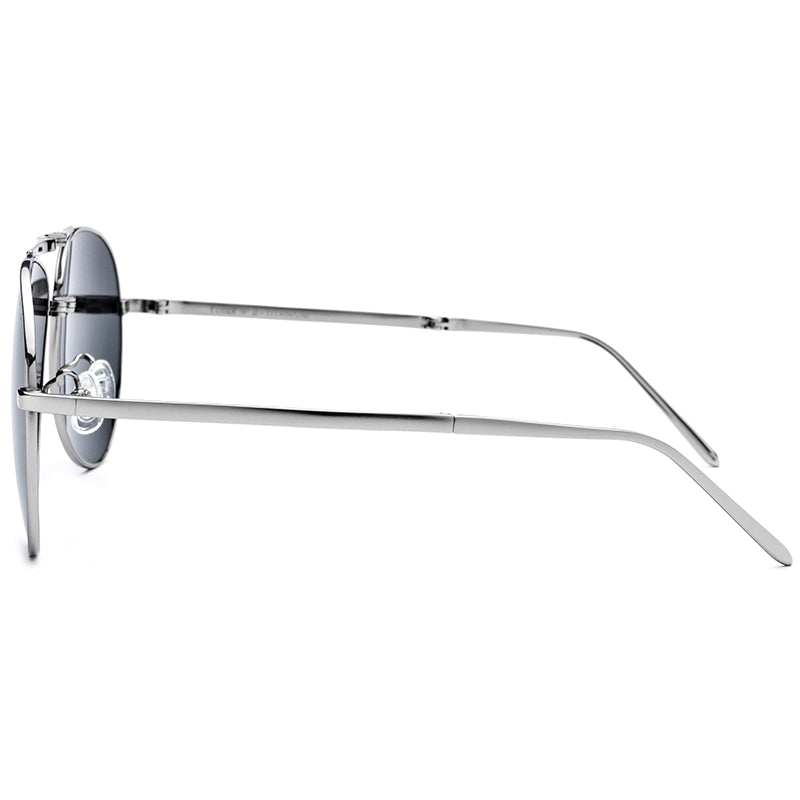 Pure Titanium Folding Aviator Sunglasses - MCROONS - Side View