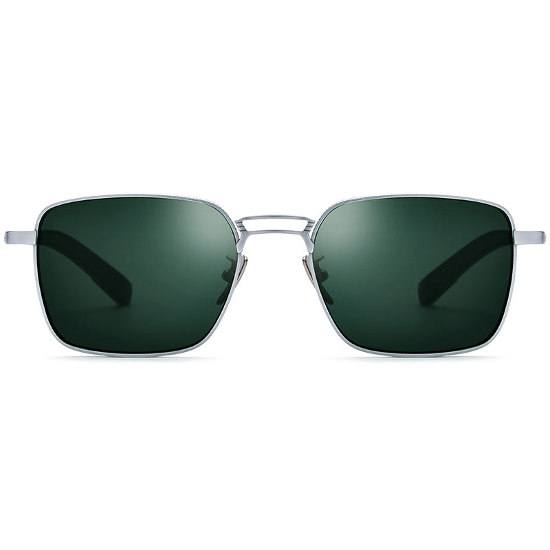 Pure Titanium Square Sunglasses - MCROONS - Front View