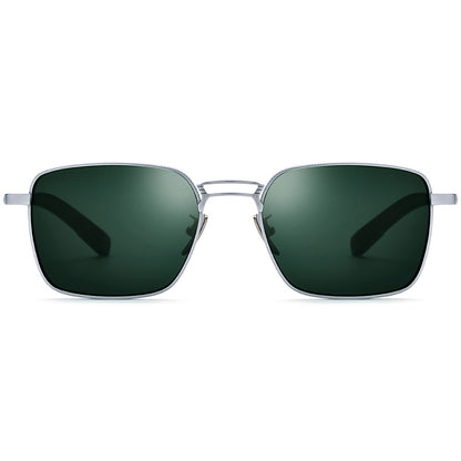 Pure Titanium Square Sunglasses - MCROONS - Front View