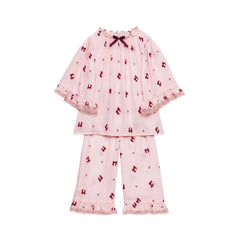 Custom Baby Girl Sleepwear 2 Piece Set Children Comfort Casual Summer Autumn Loungewear Dress Kids Girls Sleep Wear Clothes