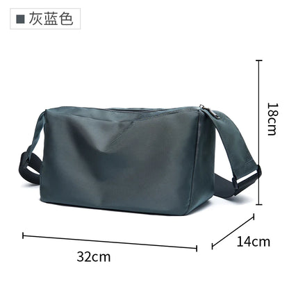 Unisex Crossbody Bag for Men Anti-Theft Shoulder Bag Student Daily Waterproof Fitness Customized Logo Mini Bags