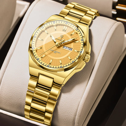Poedagar 796 Women's Luxury Quartz Watch – Stainless Steel Band, Waterproof, Luminous, Date