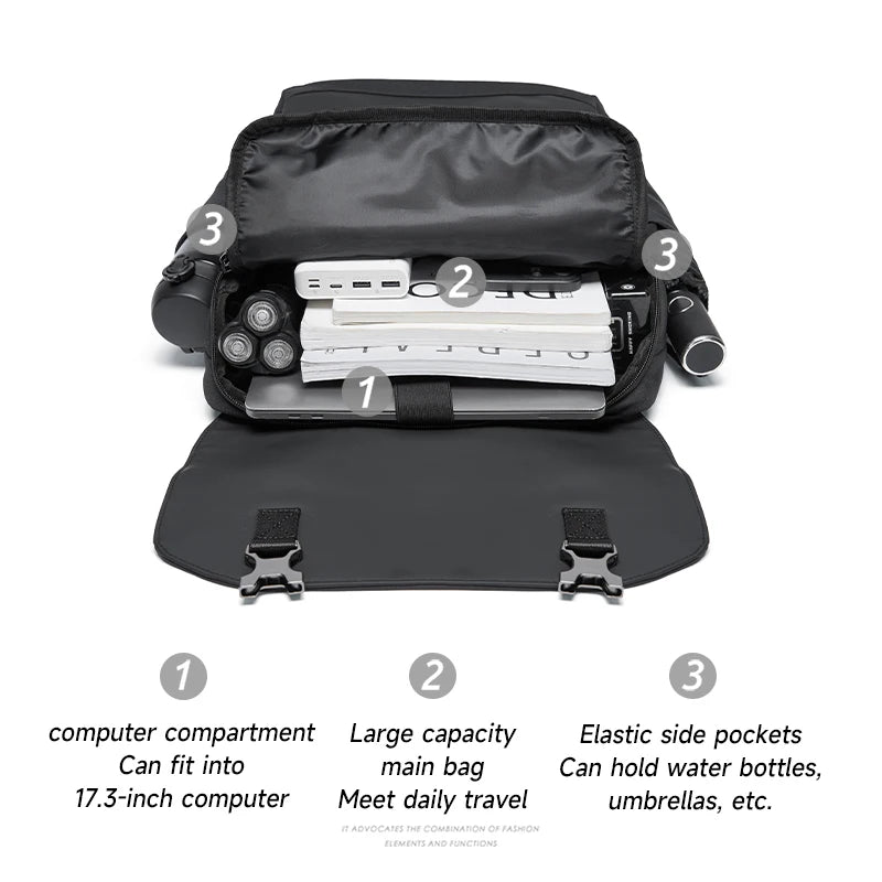 MOYYI Fashion Oxford Men'S Laptop Backpacks Business Waterproof Backpacks for Men Outdoor Travel Backpack School Bag