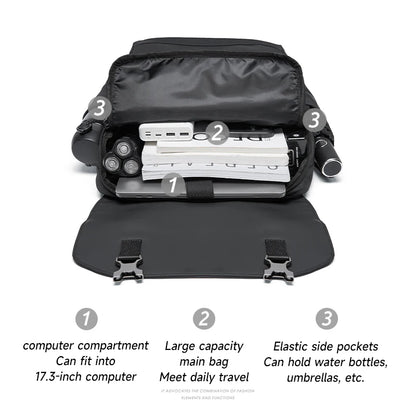 MOYYI Fashion Oxford Men'S Laptop Backpacks Business Waterproof Backpacks for Men Outdoor Travel Backpack School Bag