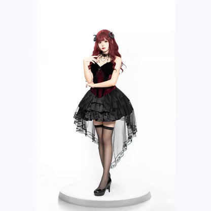 Duchess Vampire Gothic Witch Halloween Costume detail