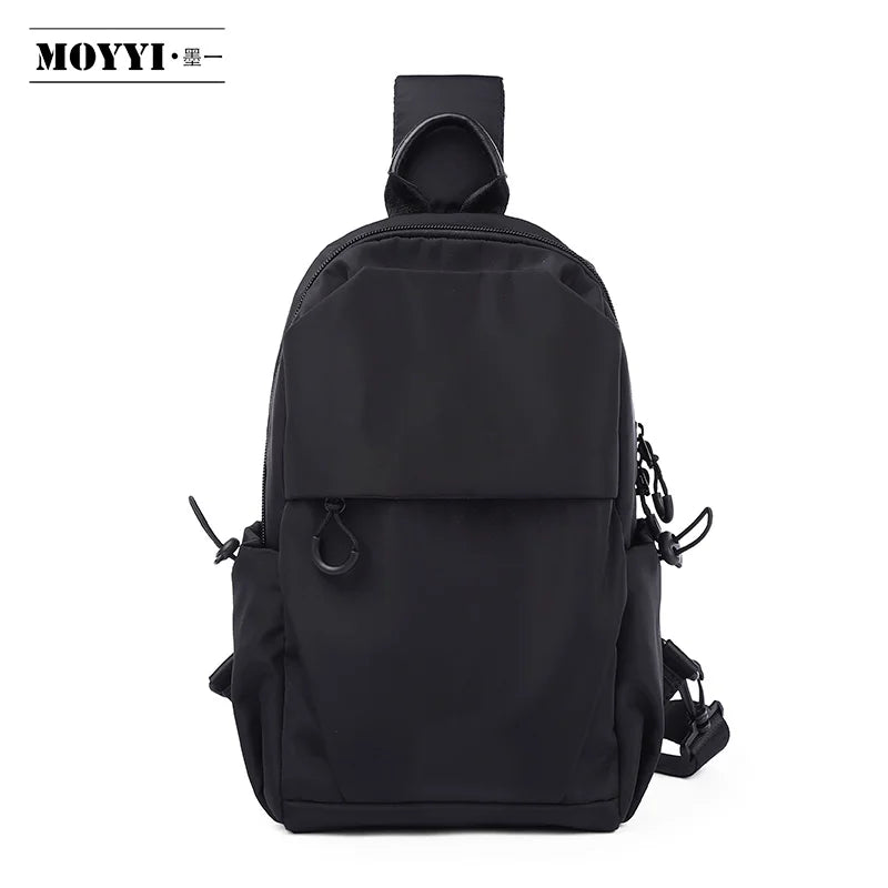 MOYYI Wholesale Waterproof Oxford Chest Bag Unisex Style Causal Sling Bags for Men Shoulder Crossbody Bag without Logo Design