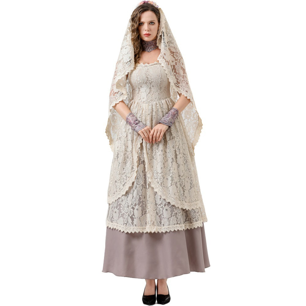 Gothic Ghost Bride Gown Costume