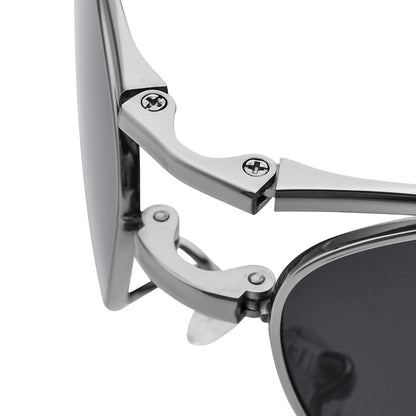 Pure Titanium Folding Aviator Sunglasses - MCROONS - Hinge Detail