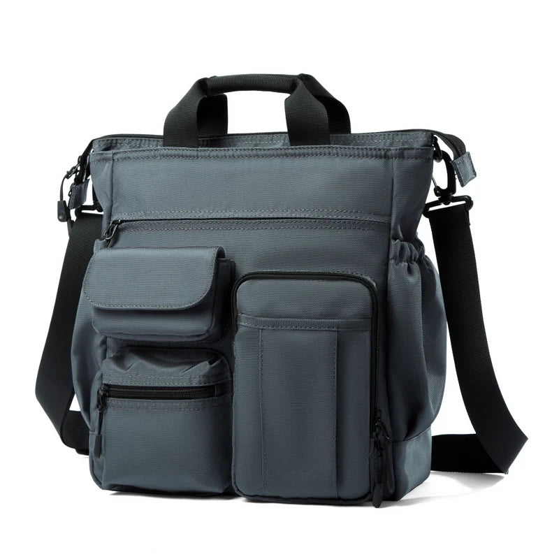 Multi-Functional Crossbody Bags for Men Business Waterproof Briefcase Laptop Messenger Bag