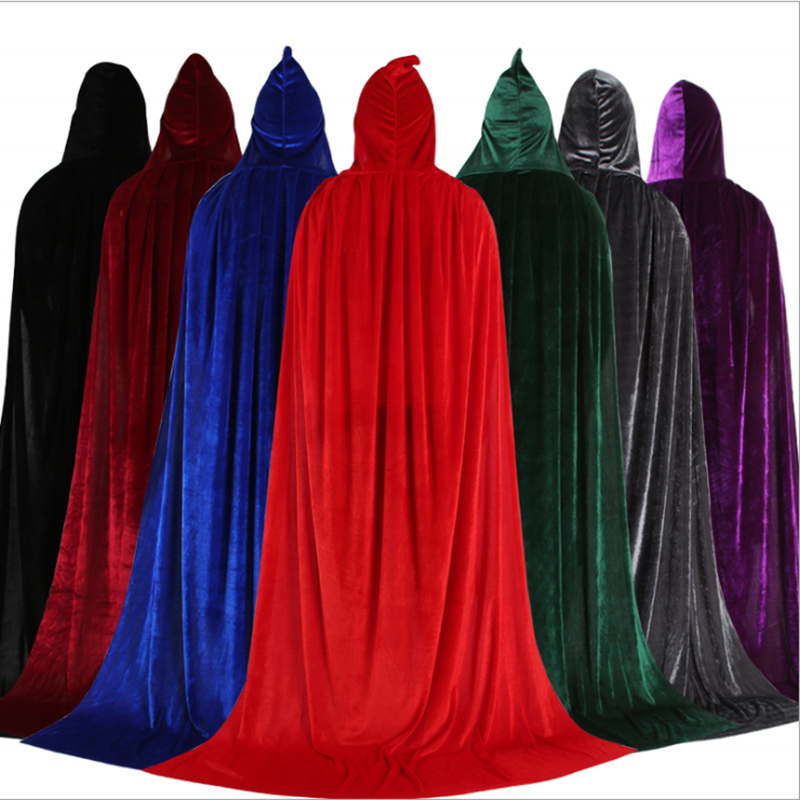 Hooded Velvet Cosplay Cloak Cape