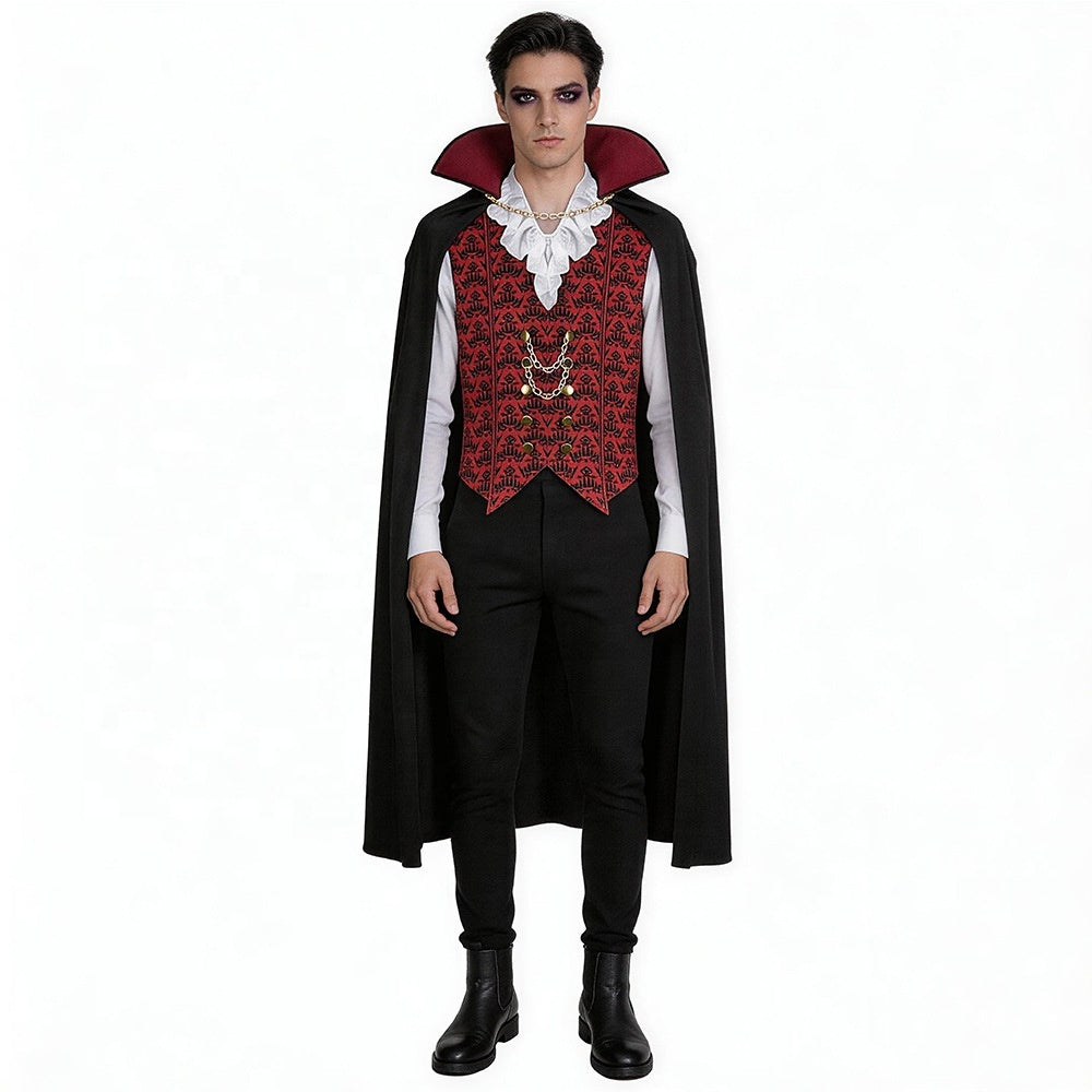 Count Dracula Gothic Vampire Halloween Costume - MCROONS