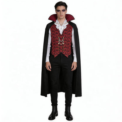 Count Dracula Gothic Vampire Halloween Costume - MCROONS