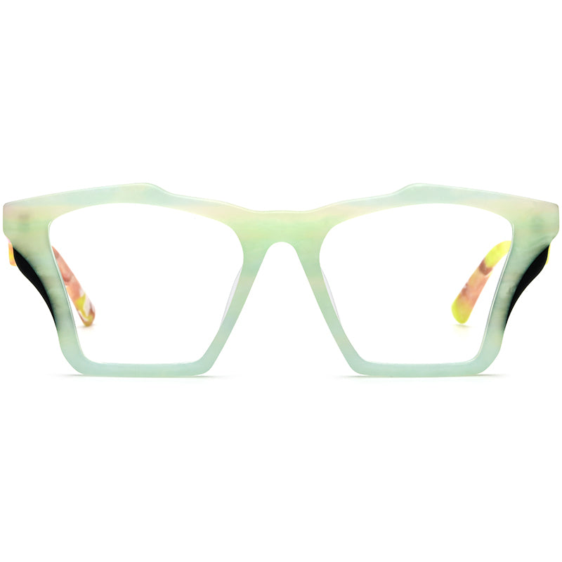 Retro Cat Eye Acetate Optical Glasses Frame - MCROONS - detail view